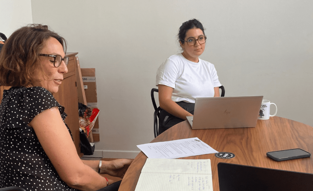 Ronith, coach le Grand Pitch et Anne-Laure Luzurier de TD SYNNEX