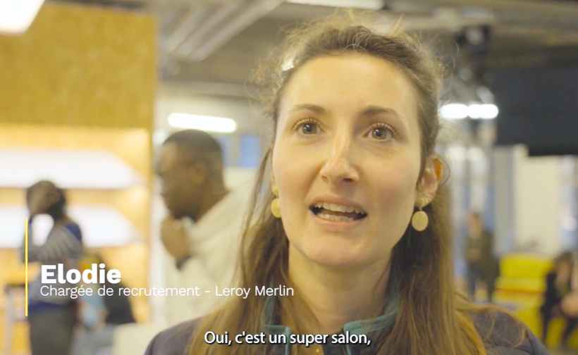 Chargée de recrutement interviewée le jour du Grand Pitch