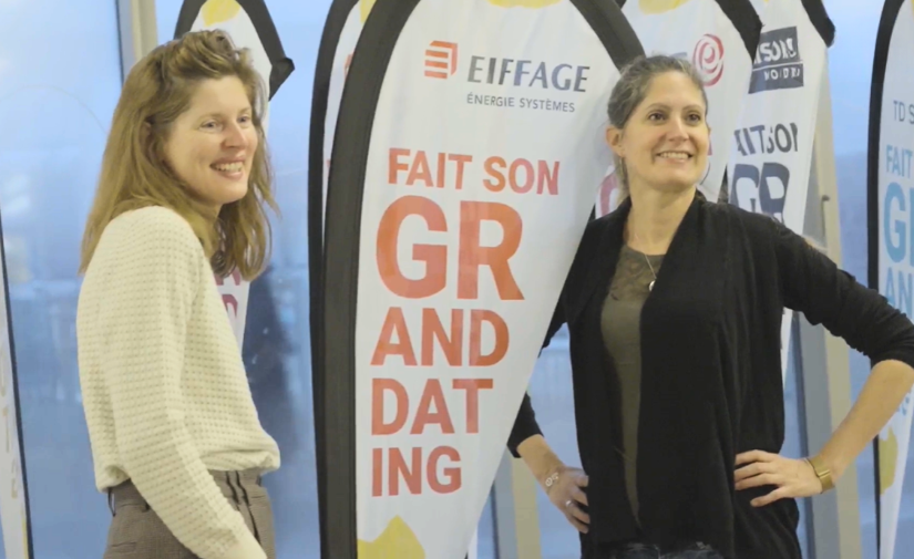 Les recruteuses posent au Grand Pitch