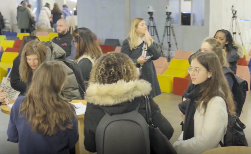 Candidats lors de l'événement de recrutement handicap La Grand Pitch